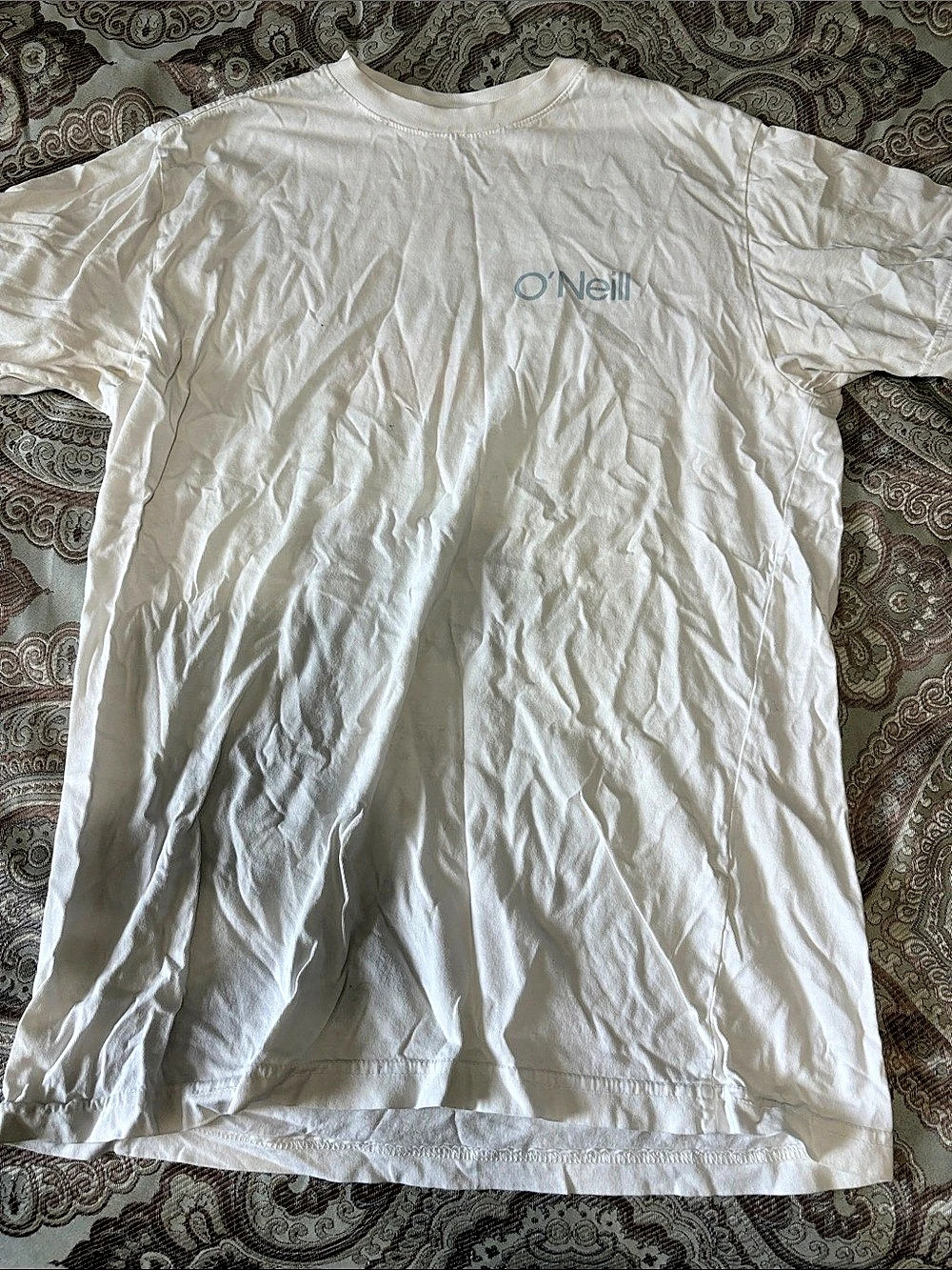 O'Neill Originals Modern Fit Garment Dye T-Shirt White